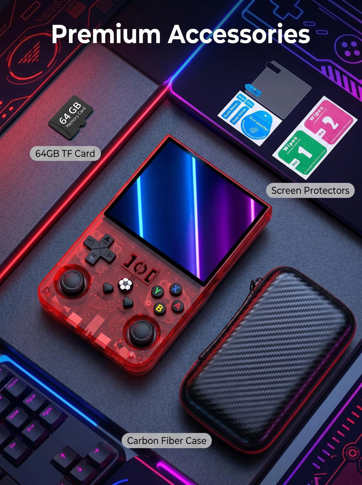 AISLPC R36MAX Retro Handheld Game Console With IPS Display