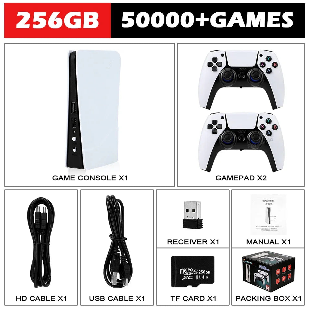 Ispoofer GB5 Retro Game Console Dual Controllers 50000 Games