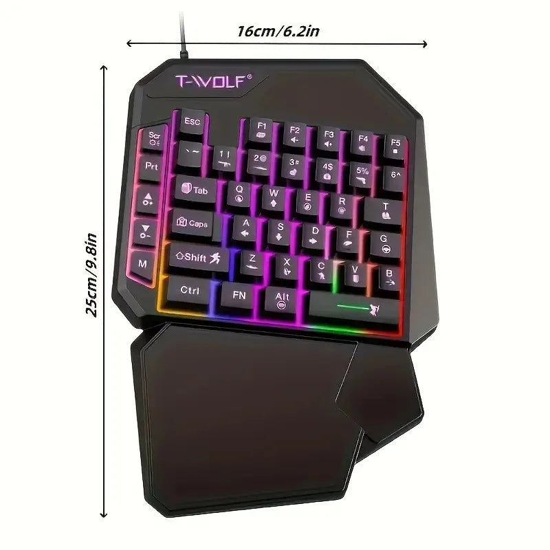 FocusOnPC Mobile Gaming Keyboard And Mouse Combo For Smartphone Games