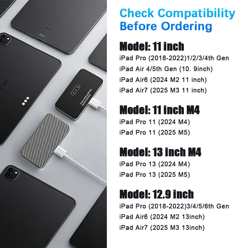 18w Magnetic Wireless Charger For Ipad