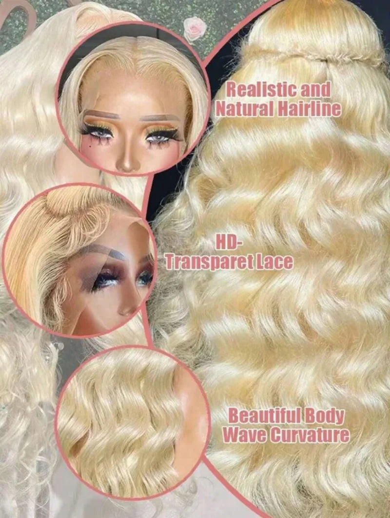 Uveous HD Lace Frontal Brazilian Remy Human Hair Wig