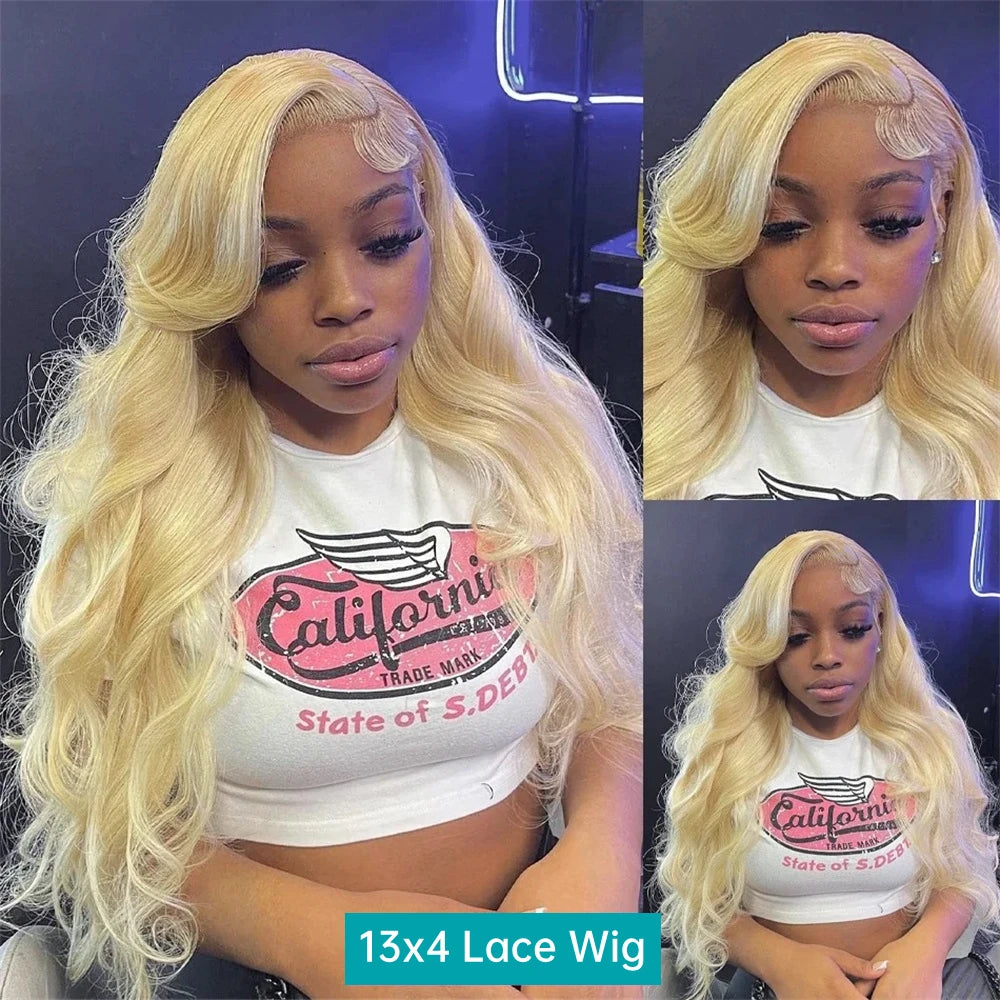 Legendhair 613 Blonde Brazilian Hair Body Wave Lace Front Wig