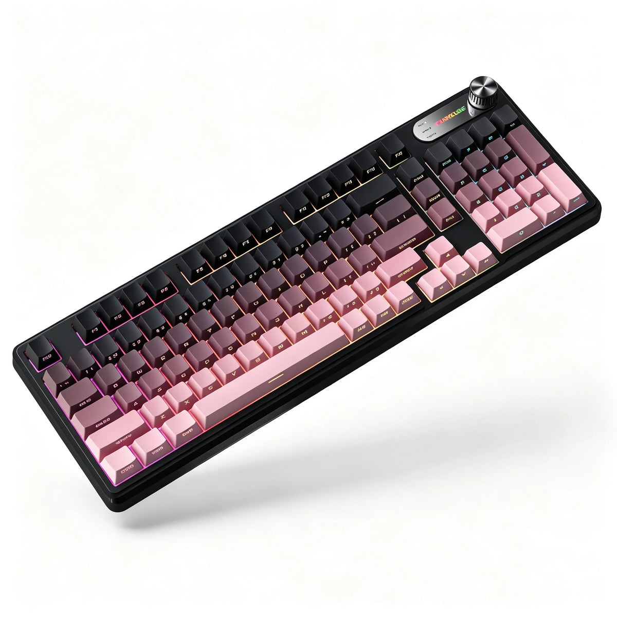 Tri Mode Wireless Membrane Keyboard With Bluetooth USB C Connectivity
