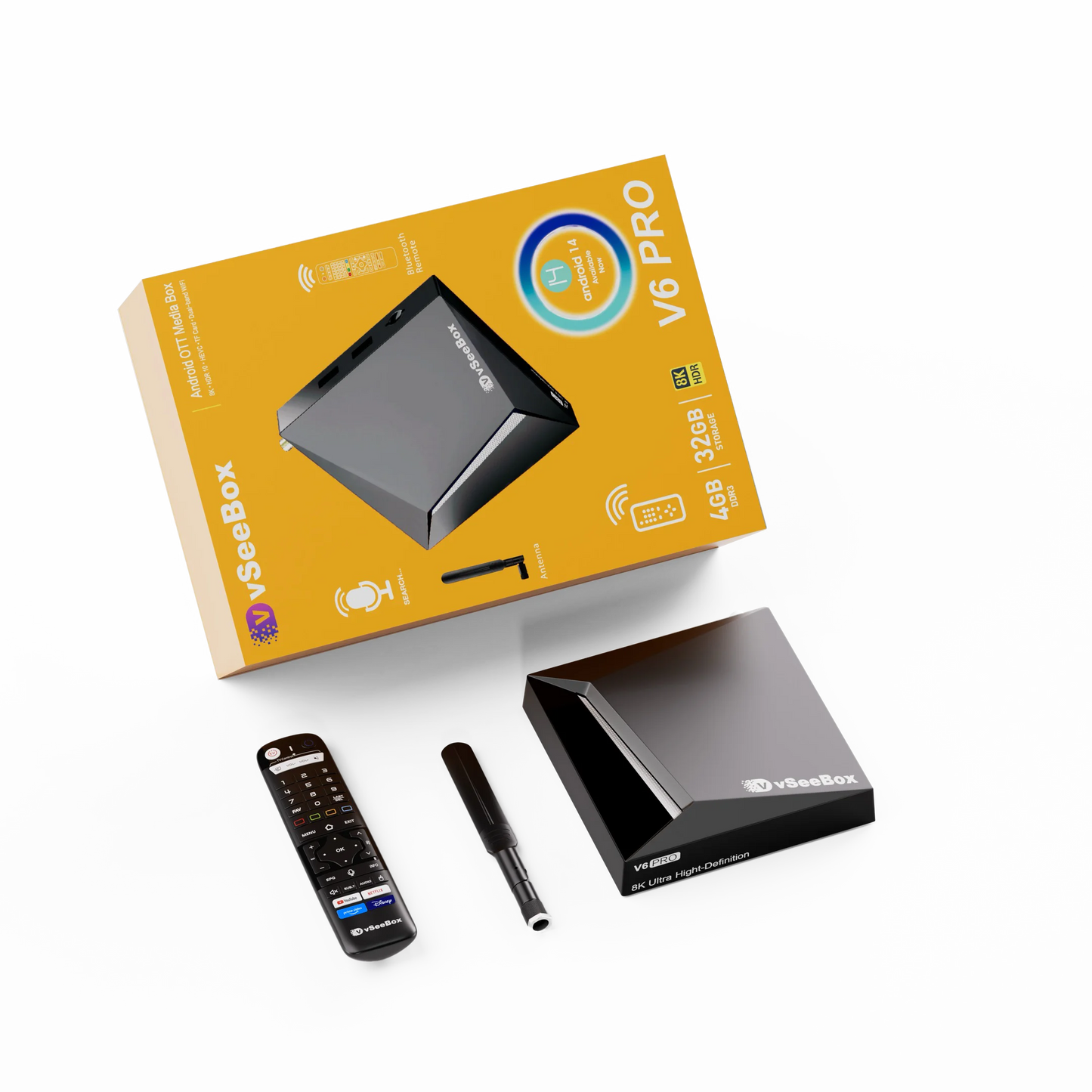 2026 vSeeBox V6 Pro Box New Box