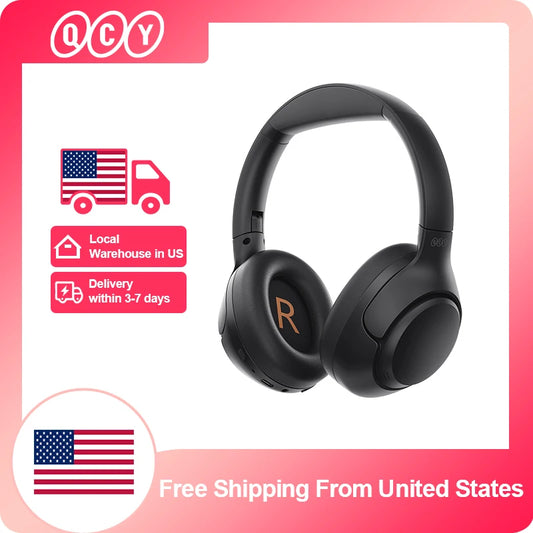 QCY H3 ANC Wireless Bluetooth Headphones With Hi Res Audio