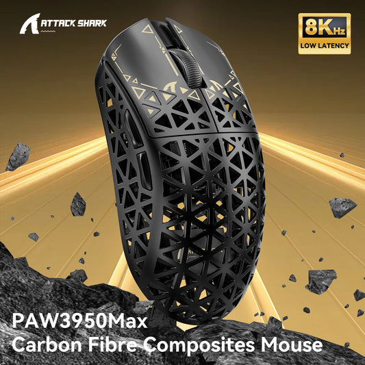 Attack Shark R5 Ultra Wireless 8K Gaming Mouse PAW3950MAX
