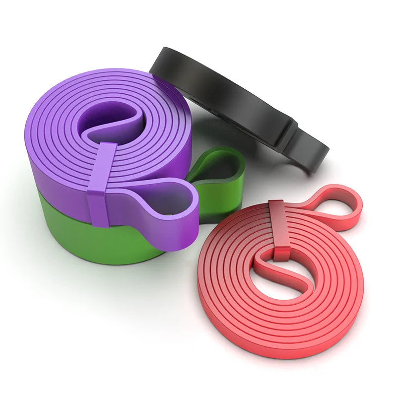 4pcs Pull Up Assistance Bands 4-Level Resistance Training Kit