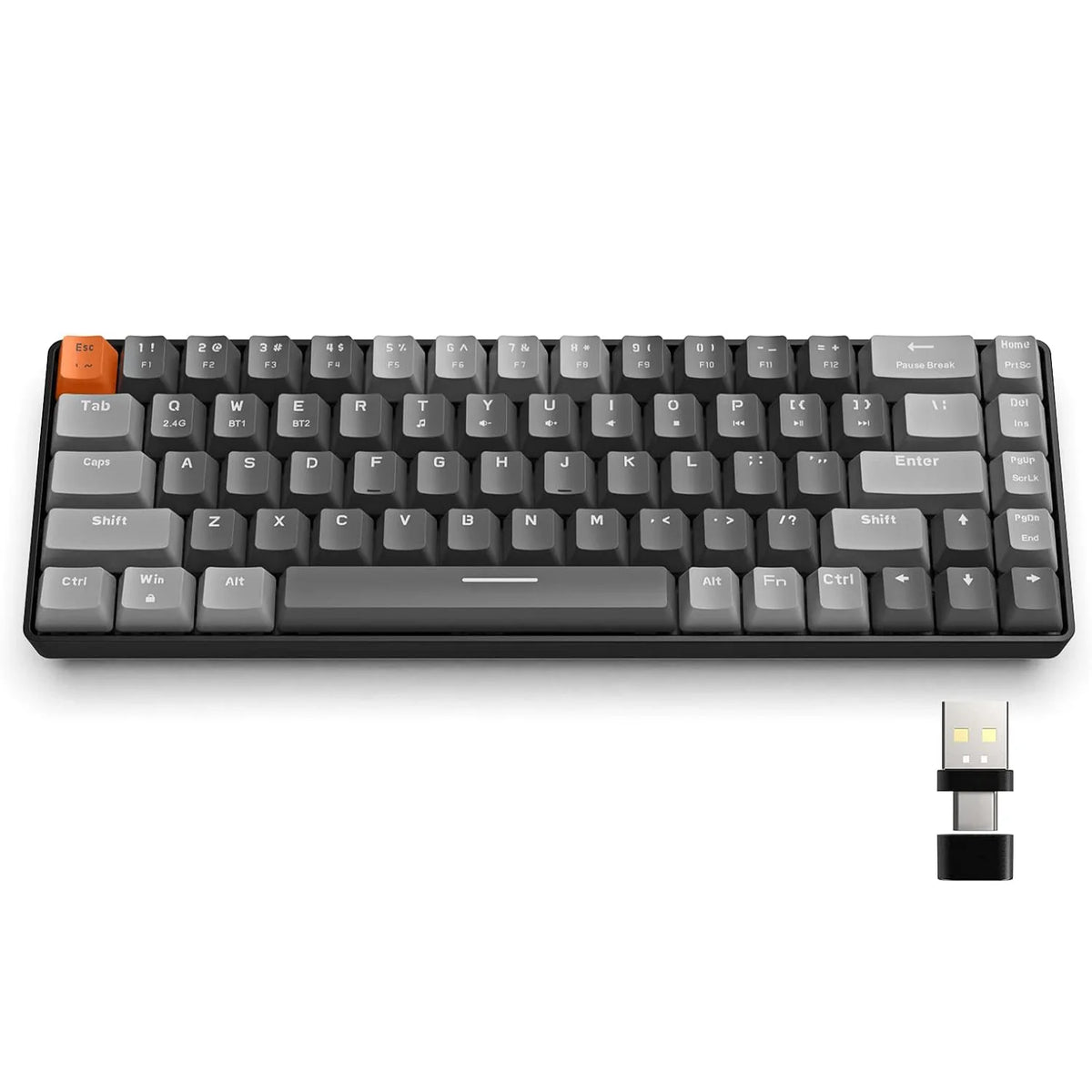 Attack Shark Wireless Mechanical Keyboard Bluetooth Dual Mode Hot Swappable