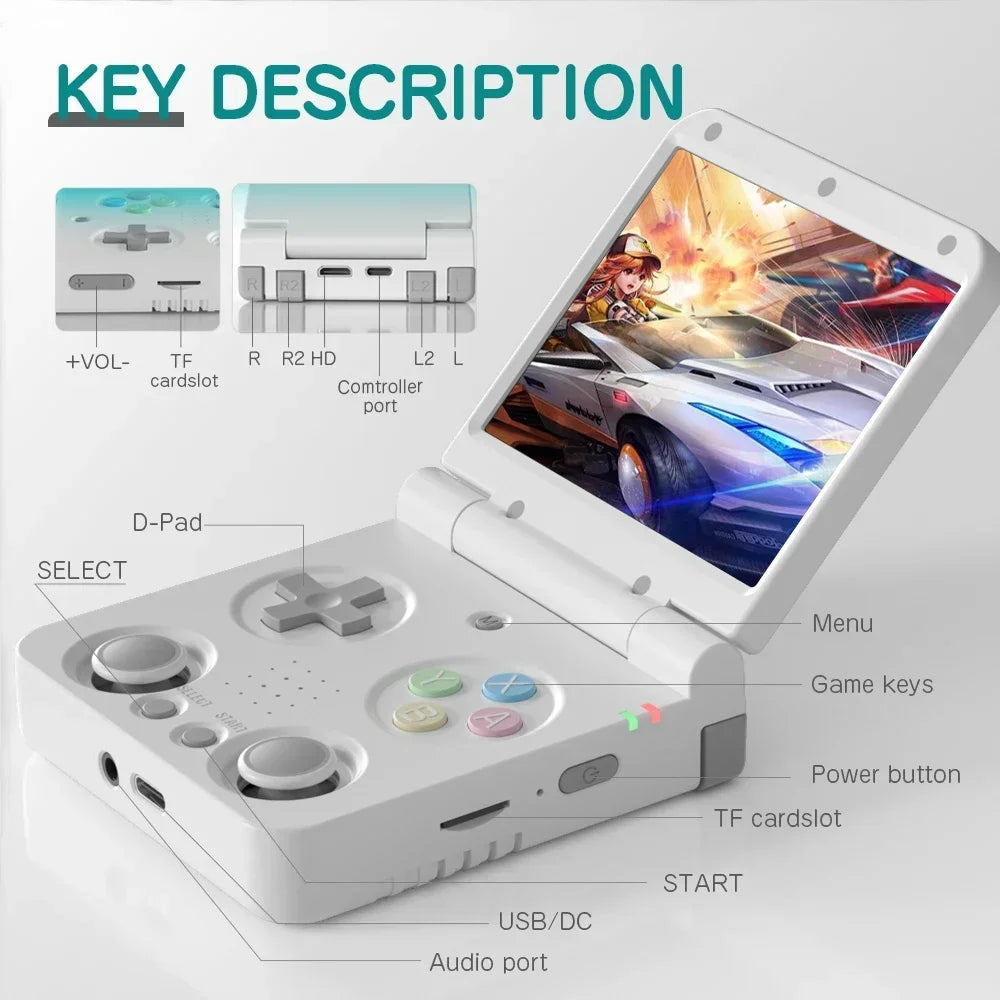 MIYOO Flip V2 Handheld Game Console With Linux Gaming System