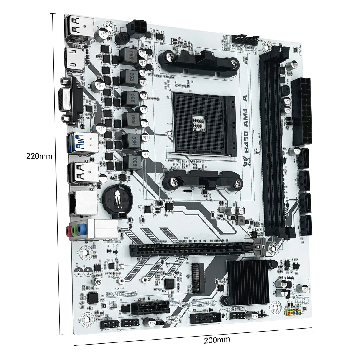 MACHINIST B450 AM4 Ryzen Motherboard With DDR4 And M.2 NVMe