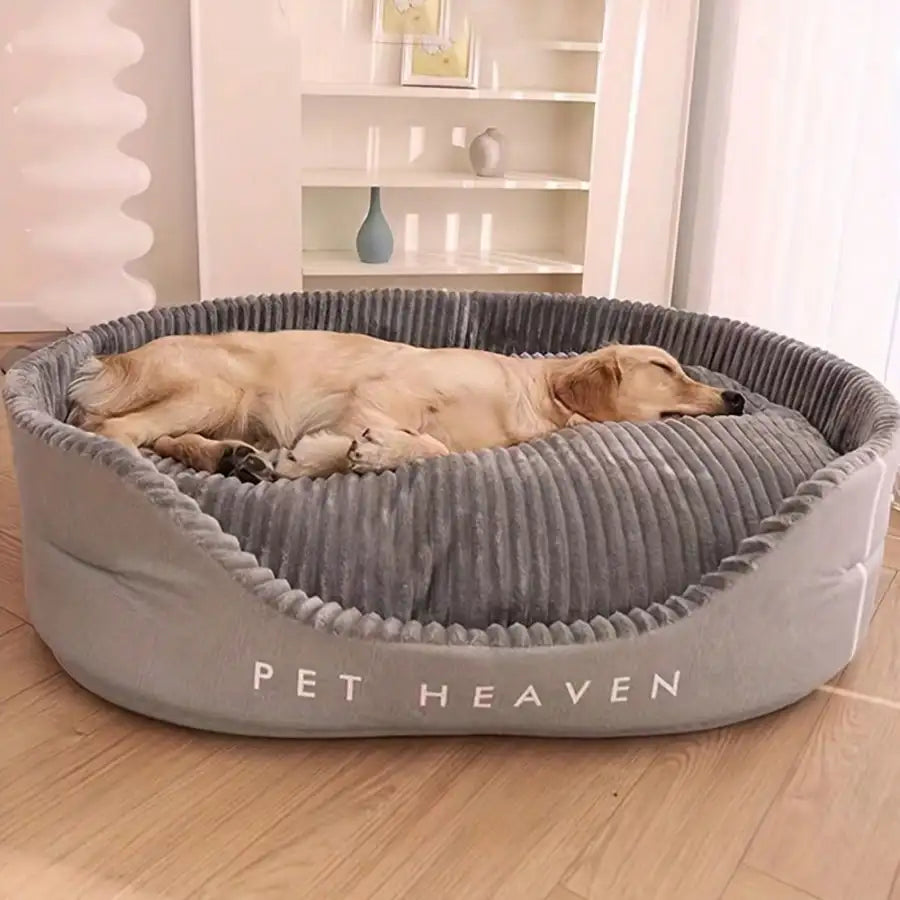 Machine Washable Plush Cotton Pet Bed For Dogs And Cats