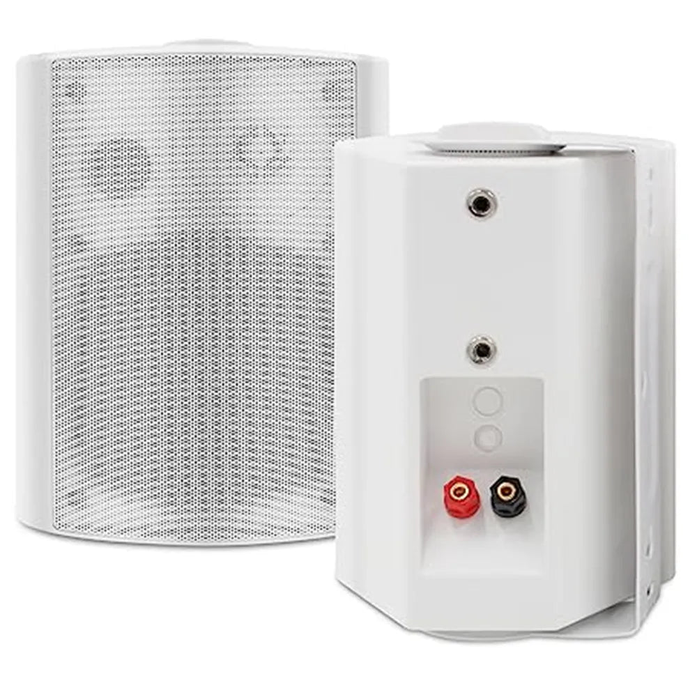 Herdio 2PCS Outdoor Wall Mount Speakers 300 Watts 5.25'' Passive Outdoor Speaker HD Digital Stereo Effect Waterproof For Patio