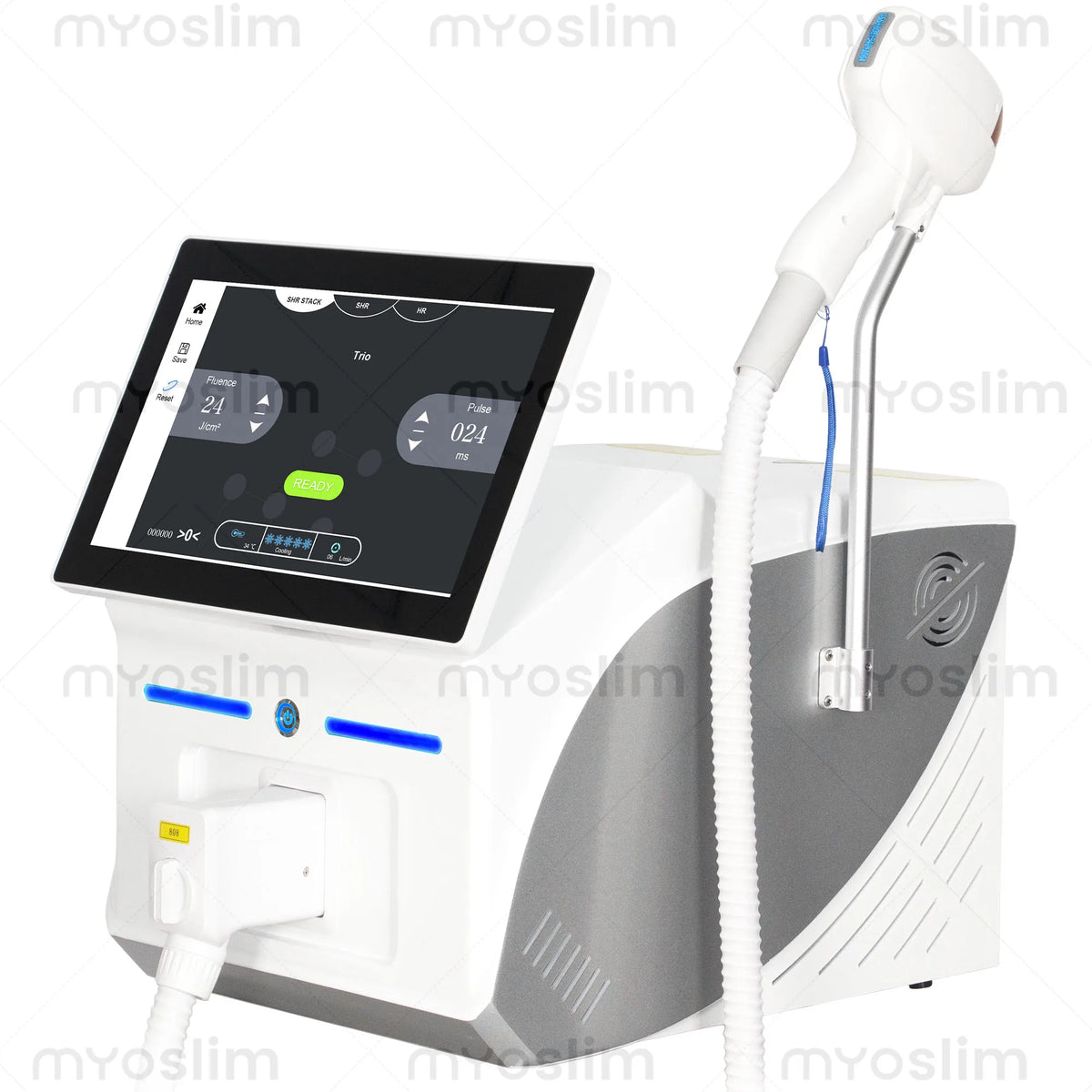 Diode Laser Hair Removal Device 755 808 940 1064nm FAC Tech Ice Cooling Painless for Salon Full Body Hair Removal