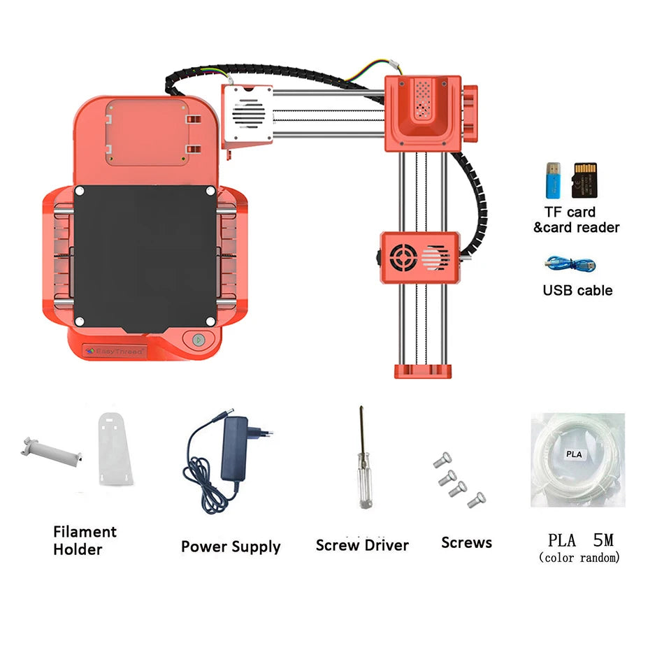 Easythreed 3D Printer K9 Easy To Use One-click Print Mainboard Magnetic Platform Desktop Mini Printer K7 For Beginner Kid Gift