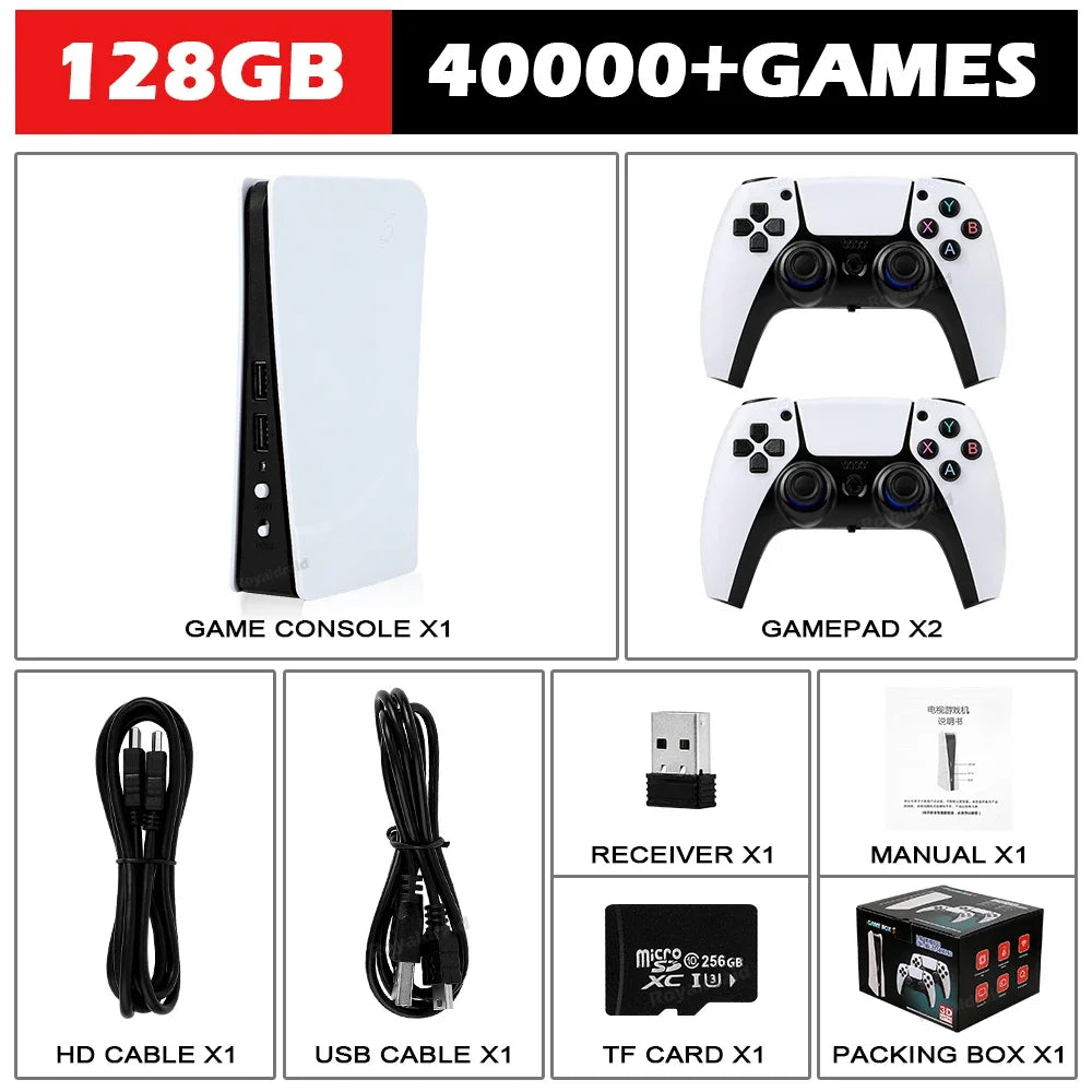 Ispoofer GB5 Retro Game Console Dual Controllers 50000 Games