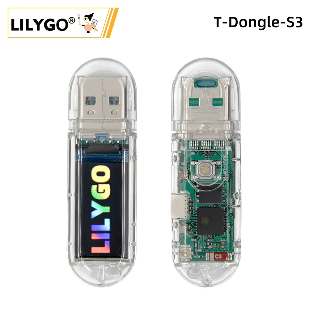 LILYGO T-Dongle-S3 ESP32-S3 Development Board With Built In LCD Screen