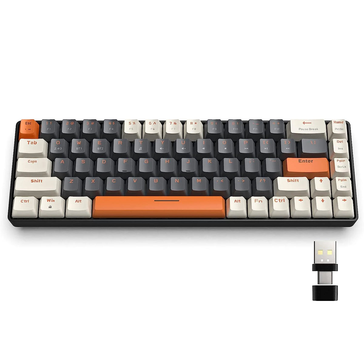 Attack Shark Wireless Mechanical Keyboard Bluetooth Dual Mode Hot Swappable
