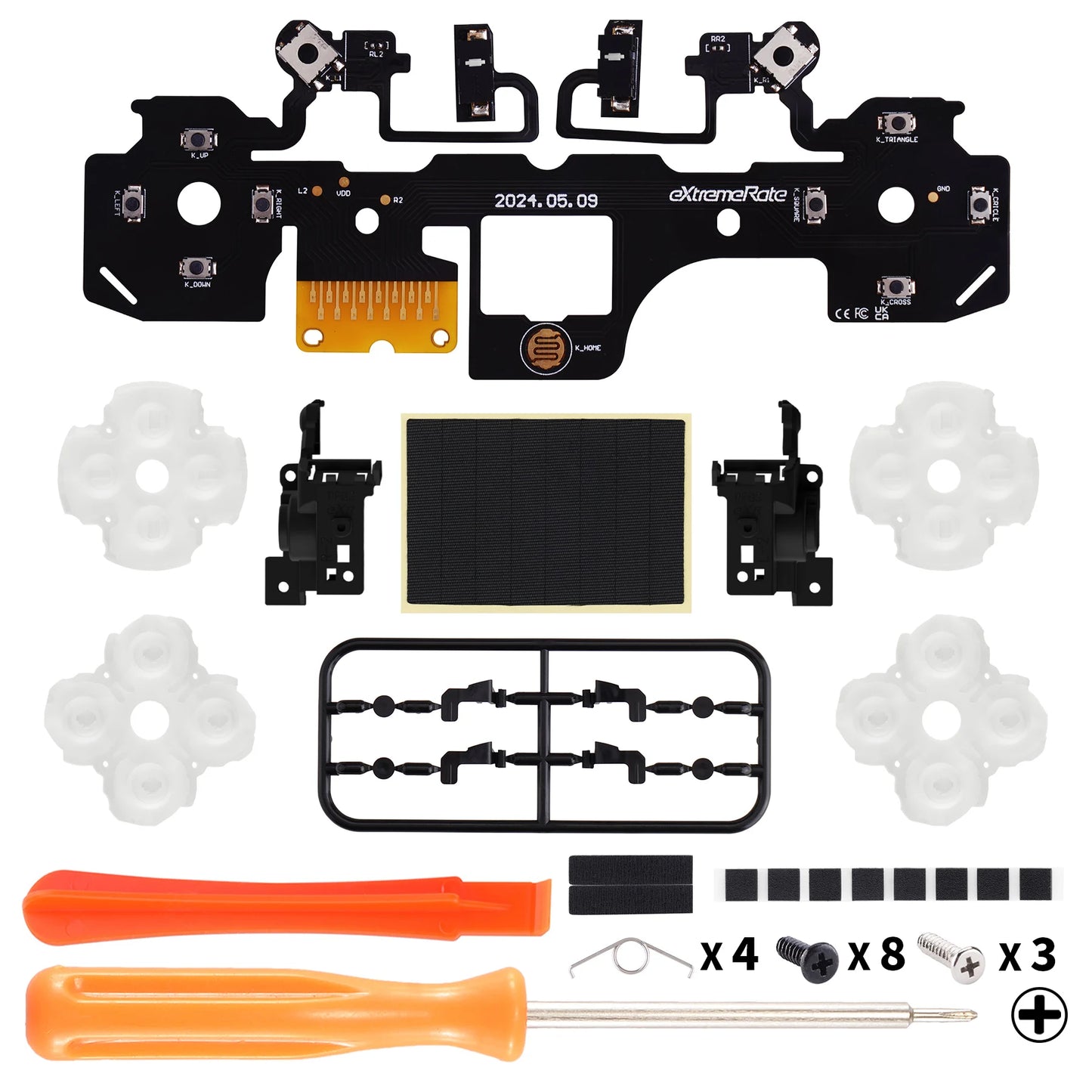 eXtremeRate PS5 Controller Clicky Kit BDM030 Shoulder Dpad